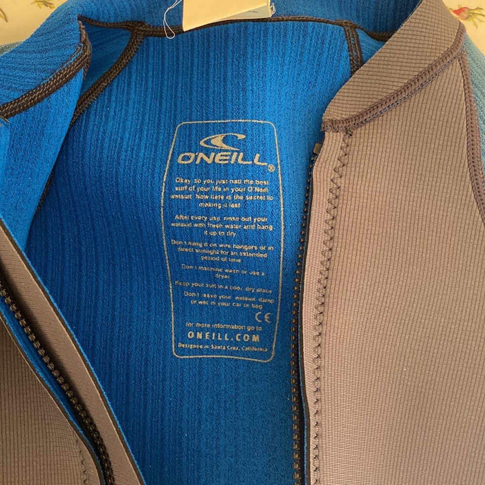 O’NEILL BLUEPRINT 2MM FRONT ZIP LS WOMENS SPRINGSUIT SURF-SUIT - Picture 9 of 10
